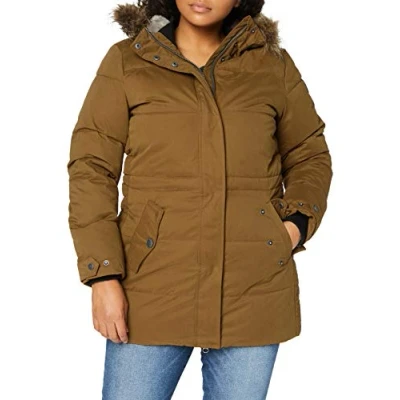 Imagen de G.I.G.A. DX Ventoso WMN Quilted PRK C Parka Funcional con Aspecto de plumón Capucha, Mujer, marrón, 36