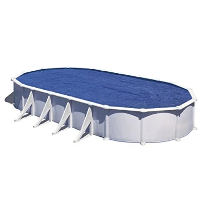 Imagen de Gre CPROV730 Cobertor de Verano para Piscina Ovalada 730 x 375 cms, Color Azul