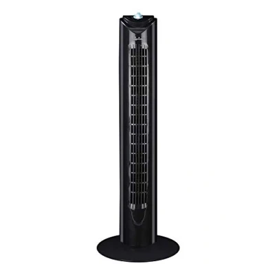 Imagen de Ventilador de torre Jata JVVT3041, 45 W, 3 velocidades, Oscilante, Temporizador, Negro