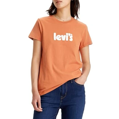 Imagen de Levi&#039;s The Perfect Tee Camiseta, Ssnl Póster de Hoja Otoñal, XS Mujer