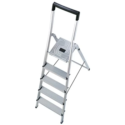 Imagen de HAILO 5_8945 001 Escalera de Tijera Aluminio L40 EasyClix (5 peldaños)