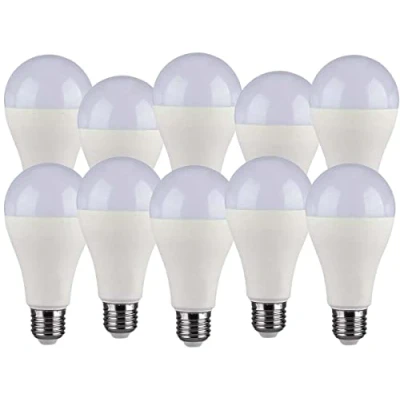 Imagen de 10 Lámparas Led E27, 9W 11W 15W 17W (15W 1350LM 65X134mm, Blanco Frio 6400K)