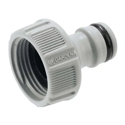Imagen de GARDENA 18201 20 Conexión para el grifo de agua con rosca, unión hermética, fácil manejo, macho 26.5 mm G 3/4&quot;