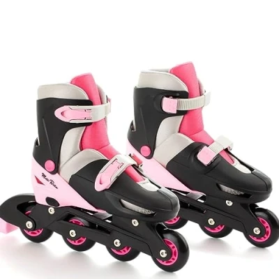 Imagen de MOLTO Patines 4 Ruedas en Linea Rosa para Niños Evolutivos Infantiles Patinaje Unisex Juguetes Educativos a Partir de 36 Meses