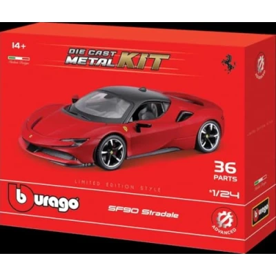 Imagen de Burago Coche 1:24 Model Kit Ferrari R&amp;p Sf90 Stradale