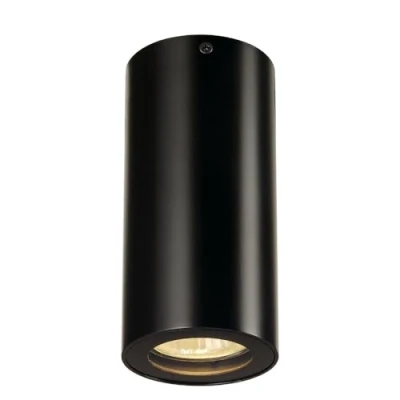 Imagen de Slv Negro Enola_B CL 1 / Foco, luz de inundación, proyector Techo, luminaria Superficie, iluminación Interior GU10 35 W, 6.7x6.7x14 cm
