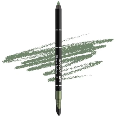 Imagen de Impala Lápiz de Ojos Waterproof con Silicona Trazo Definido o Efecto Difuminado Textura Cremosa Fácil Aplicar Color Intenso Duradero y Resistente al Agua 13 Verde Esmeralda