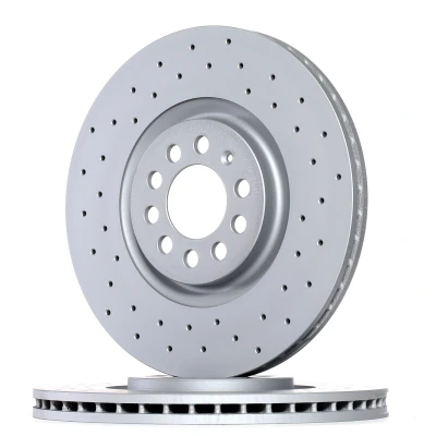Imagen de ZIMMERMANN SPORT COAT Z 100.1240.52 Disco de freno 312 25 10/5 5 100 ventilación interna, perforado revestido altamente carbonizado SEAT: Ibiza 4