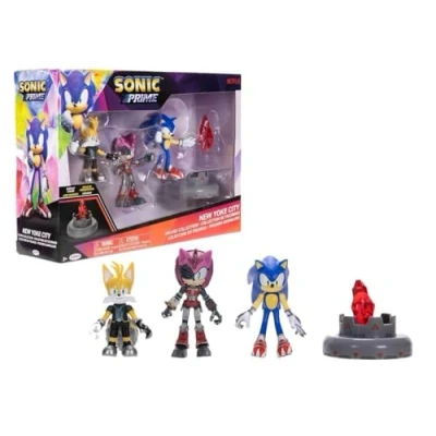 Imagen de Sonic Prime Multipack de 5 Figuras 6 cm Articuladas Juguete Niños 3 Años +