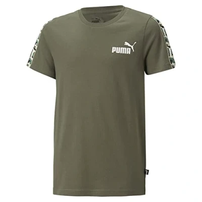 Imagen de PUMA Camiseta de Camuflaje ESS Tape B, Unisex Adulto, Musgo Verde, 140