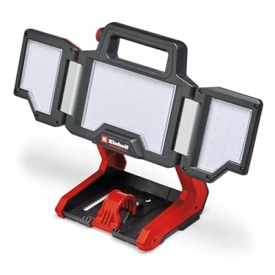 Imagen de Einhell Lámpara con batería TP CL 18/3000 Li Set Solo Power X Change (18 V, 3000 lm, cabezal luminoso pivotante, paneles luminosos plegables, 60 LED, incl. trípode, sin batería)