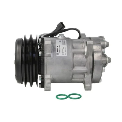 Imagen de BOSCH 1 986 AD1 445 Compresor de Aire Acondicionado 24V PS R1 R1234yf, R134a con instrucciones montaje, junta tórica