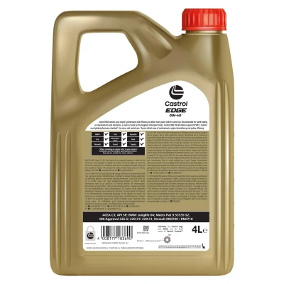 Imagen de Castrol EDGE 0W 40 1L Aceite de motor 15F712 BMW: 3 Berlina, Coupé, 5 MERCEDES BENZ: Clase C E Vito Mixto