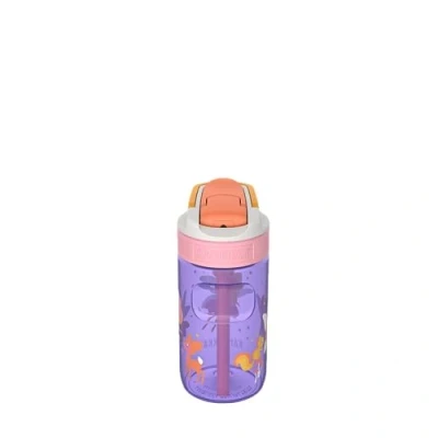 Imagen de Kambukka Botella infantil 400 ml resistente al agua a manchas y olores Duradero los golpes Apto para lavavajillas con pajita Modelo Lagoon Fairy Wood