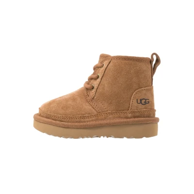 Imagen de UGG Neumel Botines con cordones para niños, Talla: 28.5, Chestnut Zapatos