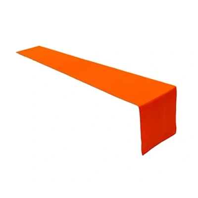 Imagen de Lemos Home Camino de Mesa algodón, colección Concepto, Color y tamaño a Elegir (Camino 40 x 250 cm, Naranja)