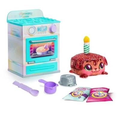 Imagen de Cookeez Makery Horno para golosinas de fiesta, mezcla a tu amigo abrazos! Calienta la masa y crea un pastel cumpleaños interactivo cálido fragante, ¿Qué golosina será?