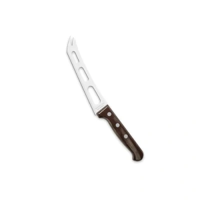 Imagen de Tramontina Cuchillo para queso (14,5 cm, acero inoxidable, mango de madera, apto lavavajillas)