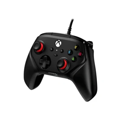 Imagen de HyperX Clutch Gladiate mando para Xbox con cable, Botones programables, Conector de Audio 3.5 mm, Licencia Oficial, Negro