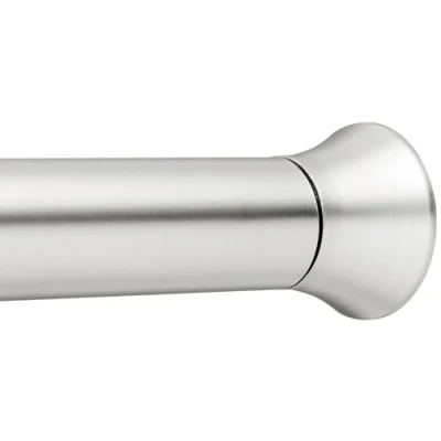 Imagen de Amazon Basics Barra de tensión para Cortina Ducha o Marco Puerta, Níquel, 91 a 137 cm