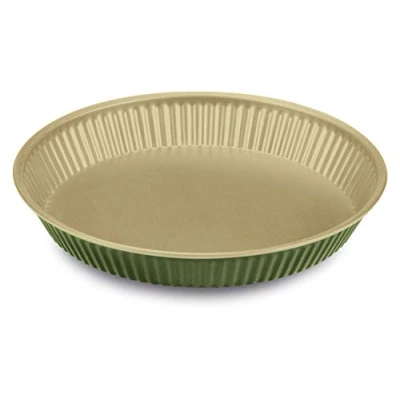 Imagen de Guardini, Bnat, Molde para Tartas, 28cm, Material: Acero con Revestimiento Antiadherente de Cera Carnauba, Color Verde y Beige.