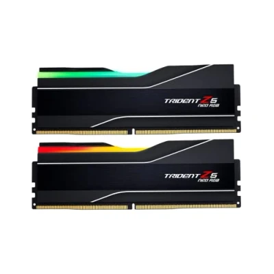 Imagen de G.Skill Trident Z5 Neo RGB Series (AMD Expo) 32 GB (2 x 16 GB) 288 Pines SDRAM DDR5 5600 CL28 34 89 1.35 V Memoria de Escritorio Doble Canal F5 5600J2834F16GX2 TZ5NR (Negro Mate)