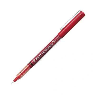 Imagen de Pilot Hi Tecpoint V5 Bolígrafo Roller Tinta Liquida Rojo Punto Fino (Caja 12 unidades)