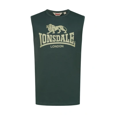 Imagen de Lonsdale ÄRMELLOSES Normale Passform Clopton Top, Hombre, Talla: Large, green