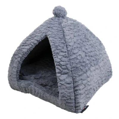 Imagen de JACK AND VANILLA, Cesta para Perro, Igloo, Modelo Escala, Color Gris, Tamaño 37 x cm