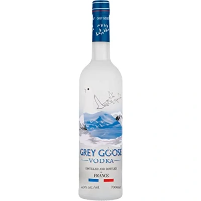 Imagen de GREY GOOSE Vodka Prémium Francés, 40 % vol., 70 cl / 700 ml, elaborado exclusivamente con el mejor trigo francés y agua de manantial Gensac, en la región Cognac