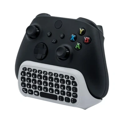 Imagen de Mcbazel Teclado portátil inalámbrico 2.4G Mini para Xbox Series X/Series S/Xbox One Slim/Xbox One/Xbox S/Xbon X Controller Admite conector de audio 3,5 mm