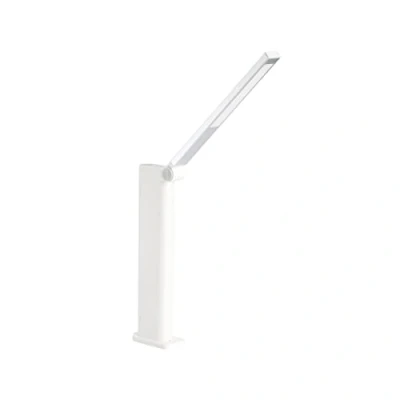 Imagen de Philips Lámpara LED blanca de mesa tipo Flexo Amber 5W 4000K Luz fría Regulación gradual carga USB