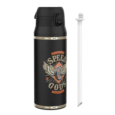 Imagen de MotoGP Racing x ION8 Botella Térmica Deportiva con Pajita, 750ml/24oz, Aislada y Antifugas, Diseño Dioses de la Velocidad