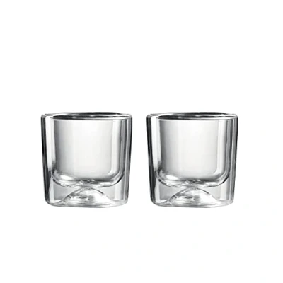 Imagen de Guzzini Fratelli Gocce, 2 Vasos termicos de doble cuerpo pequeños, Insulating glass