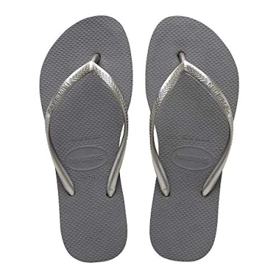Imagen de Havaianas Slim Flatform, Chanclas Mujer, Steel Grey, 33/34 EU