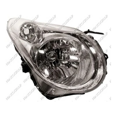 Imagen de PRASCO SZ0074813 Faros derecha H4 con servomotor para reg. alcance luces