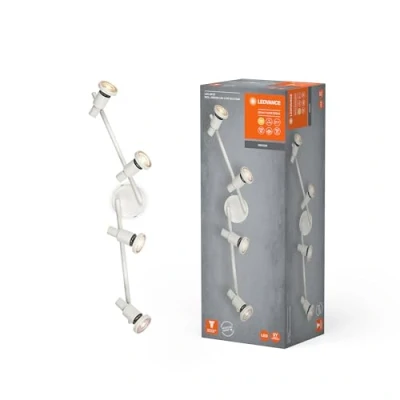 Imagen de LEDVANCE LED downlight de techo GU10, 4 luces, blanco