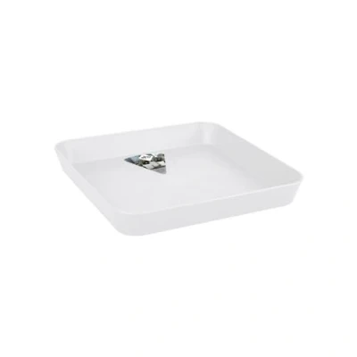 Imagen de elho Loft Urban Saucer Square 22 White Exterior L 22.2 x W H 3.1 cm