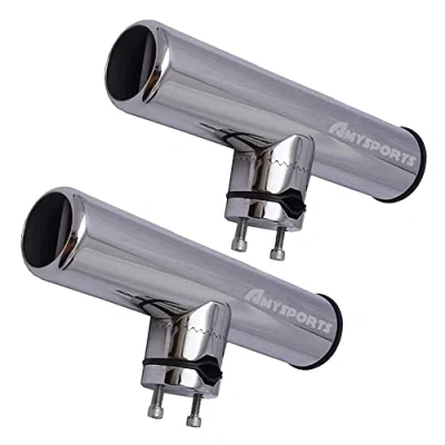 Imagen de AMYSPORTS Soporte Cañas de Pescar Caña para Barco Inoxidable Rieles 3/4&quot; a 1&quot; 19 mm 25 2pcs