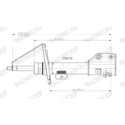Imagen de Amortiguador MONROE G8676
