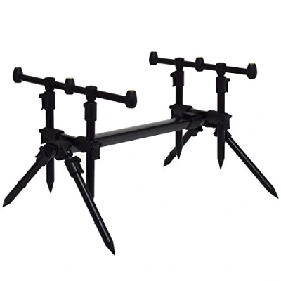 Imagen de LEEDA 3 in 1 Rod Pod + Carrycase Rogue Caballete en para caña de Pescar Estuche, Unisex Adulto, Otros, Talla única