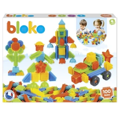 Imagen de Bloko Bloko503510 Caja de 100 bloques construcción para dientes, multicolor , color/modelo surtido, desde 1 a 8 años
