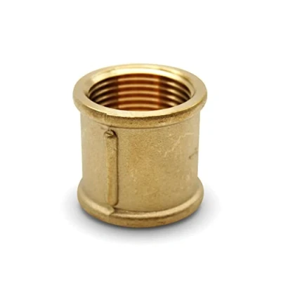 Imagen de DOJA Barcelona Manguito Hembra Laton 1/2&quot; PACK 4 Enlace para Aire, Agua, Gas, Combustible, Aceite Racor Agua Grifo Asegurar Circulación en Tubo