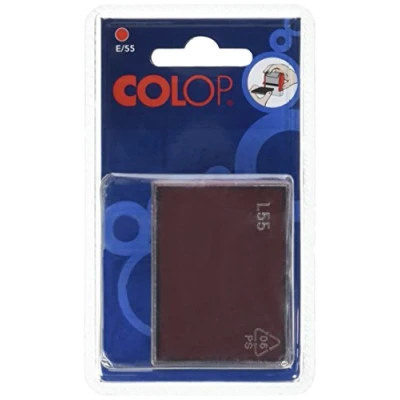 Imagen de Colop Almohadilla E/55 Tinta Rojo 2 Piezas