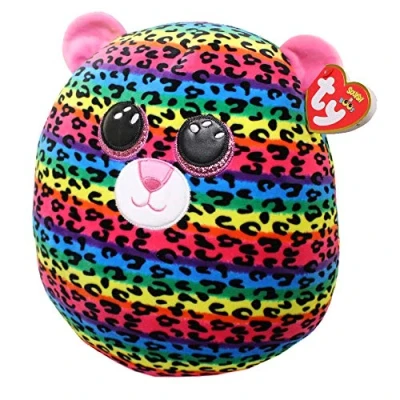 Imagen de TY UK Ltd 39186 Dotty Leopard Squish A Boo Juguete de Peluche, Multicolor, 30,48 cm