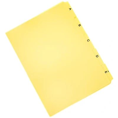 Imagen de Durable 365004 Registro de guía A Z, A5 transversal, 1 pieza, amarillo