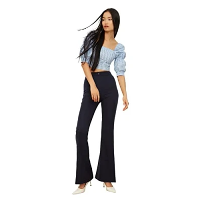 Imagen de Trendyol Pantalón español, Azul Marino, 40 para Mujer