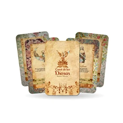 Imagen de Tarot Deck Cartas de poder la diosa Arcanos mayores Oráculo femenino sagrado (español)