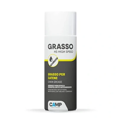 Imagen de Camp Grasso Hs, Grasa Lubricante de Óptimo Rendimiento Para Cadenas, Óptima Adhesividad, Antidesgaste y Antioxidante, 400Ml