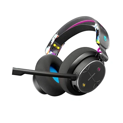 Imagen de Skullcandy PLYR Cascos Over Ear Inalámbricos Multiplataforma para Gaming, con Enhanced Sound Perception, 24 h de Autonomía, Micrófono IA, Compatibles Xbox PlayStation y PC Negro